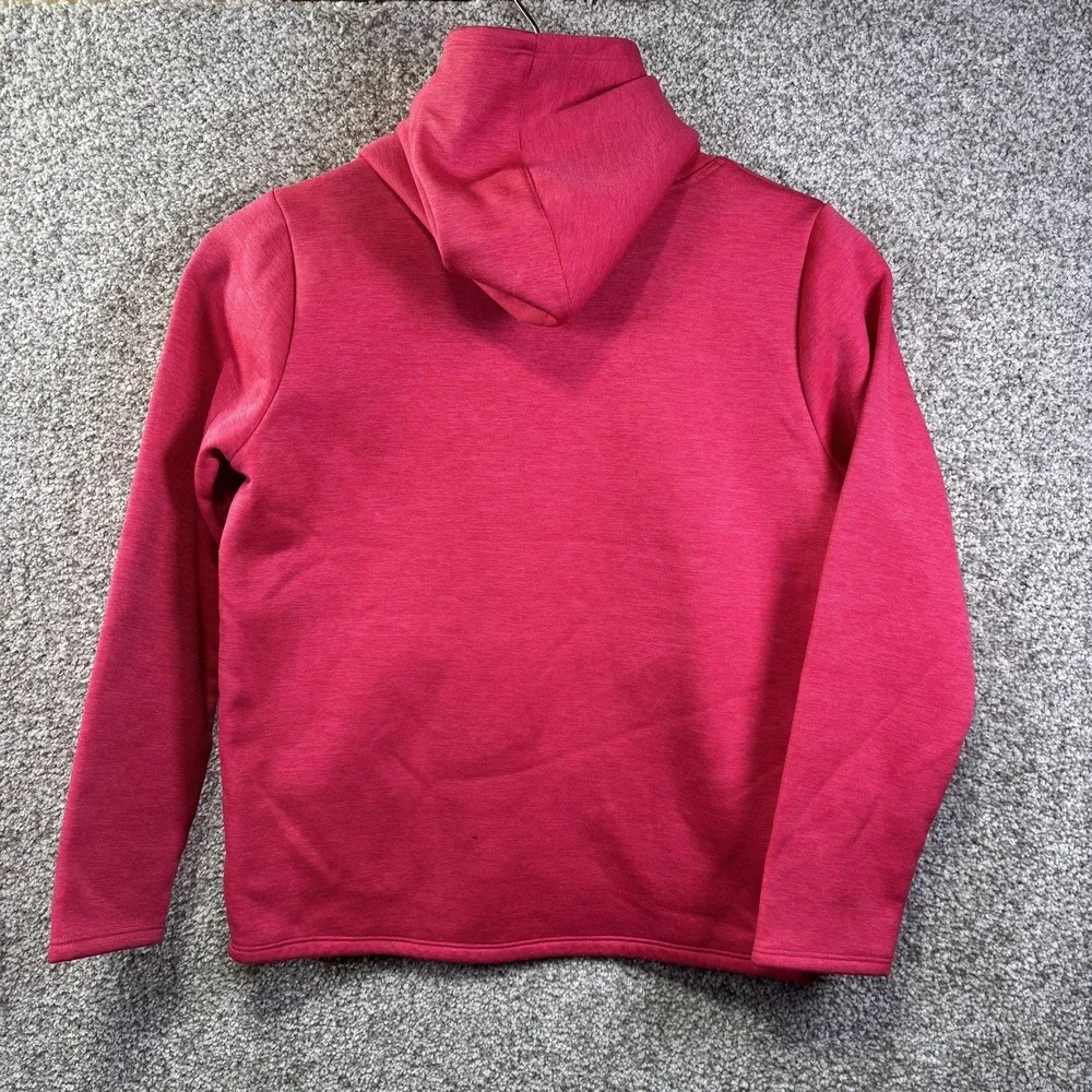 Carhartt Hoodie Youth Large 12‎ Pink Fleece Pullover Kangaroo Pocket Logo